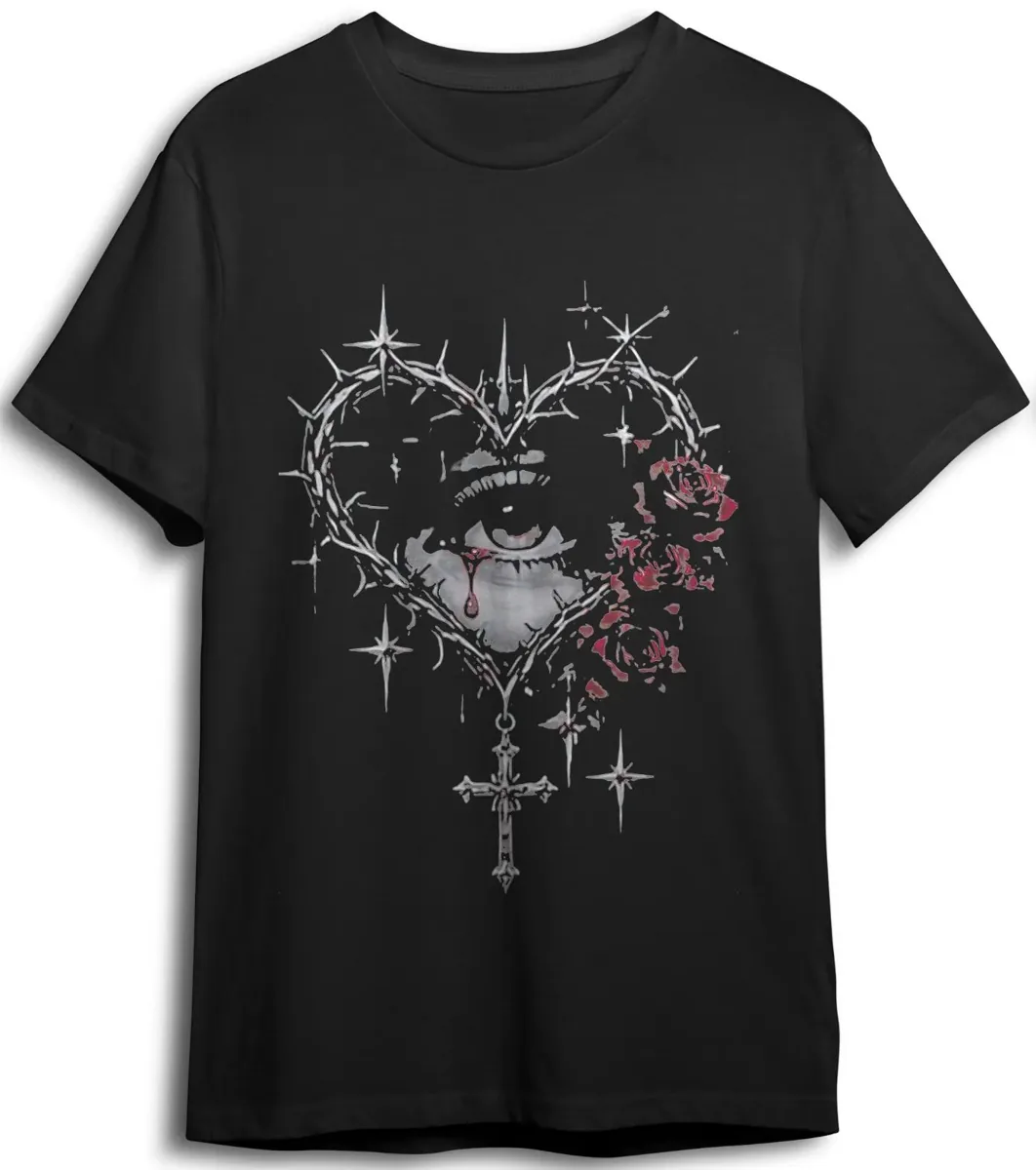 Remera Corazón de espinas
